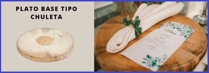 plato base tipo chuleta