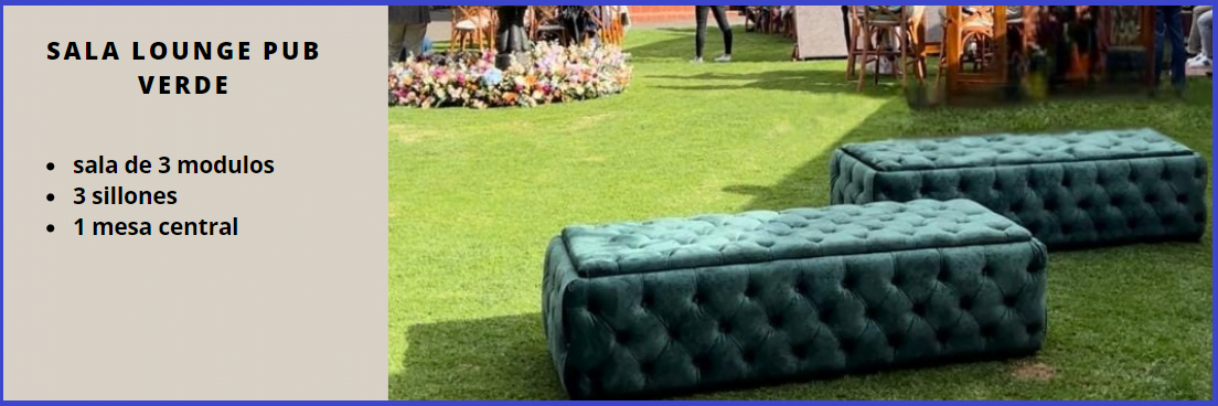 sala lounge pub verde